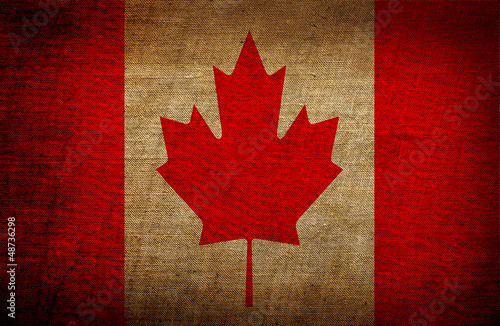  grunge flag of Canada