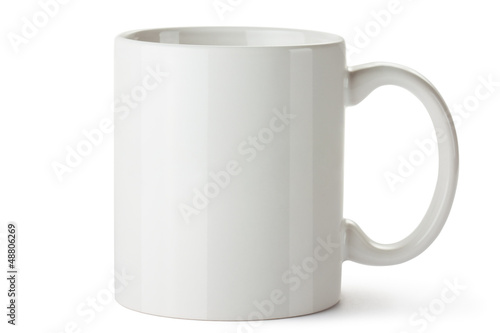 White ceramic mug