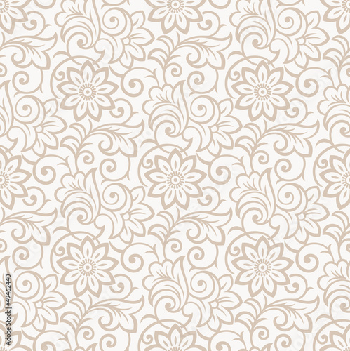 Lacobel Floral seamless royal wallpaper