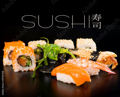 Fototapeta Sushi set