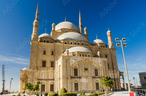 Fototapeta Great Mosque of Muhammad Ali at the citadel of Cairo, Egypt