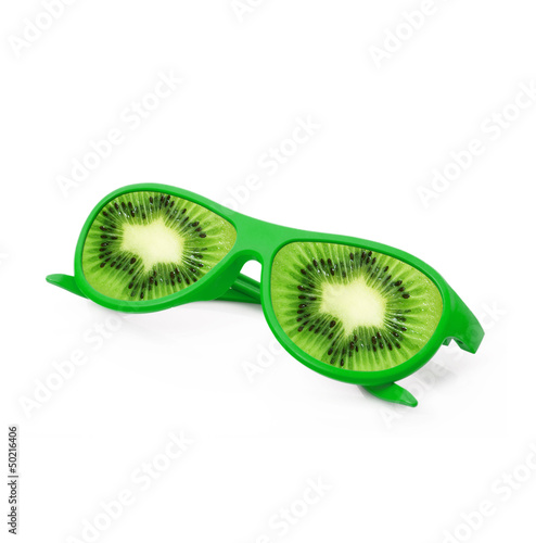 Fototapeta occhiali kiwi