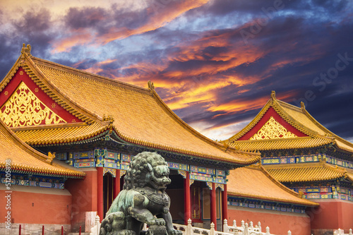 Fototapeta The Forbidden City of Beijing, China