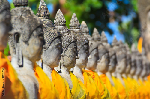 Fototapeta Wat Yai Chai Mongkhon in Ayuthaya province of Thailand