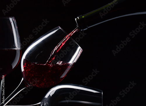 Fototapeta red wine