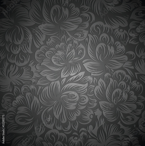 Fototapeta Royal floral wallpaper