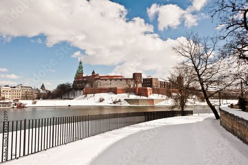 Fototapeta Wawel zimą