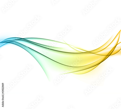 Abstract color wavy background.