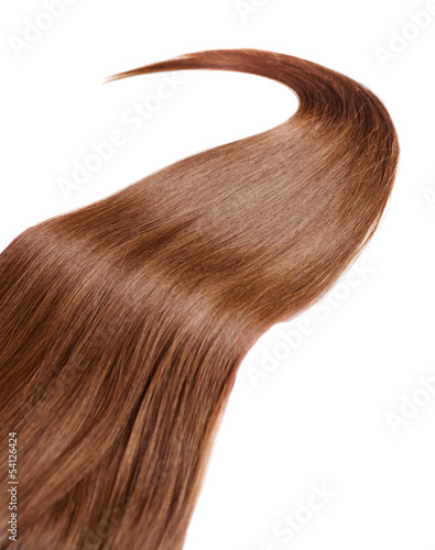 Lacobel lock of brown hair