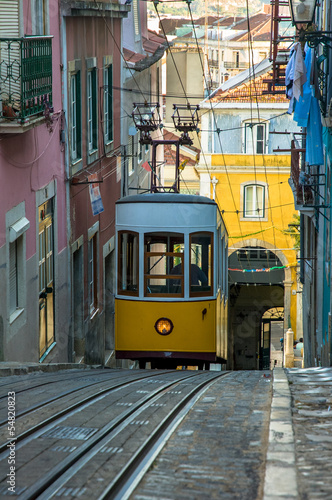 Fototapeta Elevador da Bica, Lisbon, Portugal