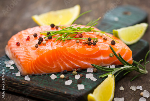 Fresh salmon