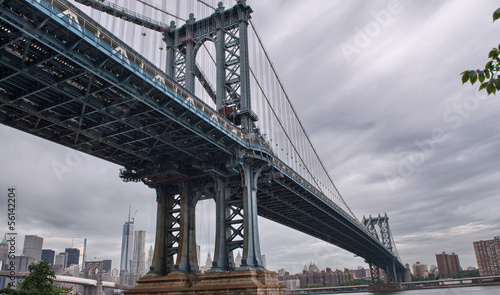 kruszcowa-struktura-manhattan-most-miasto-nowy-jork