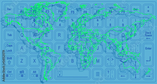 mapa-swiata-i-klawiatura