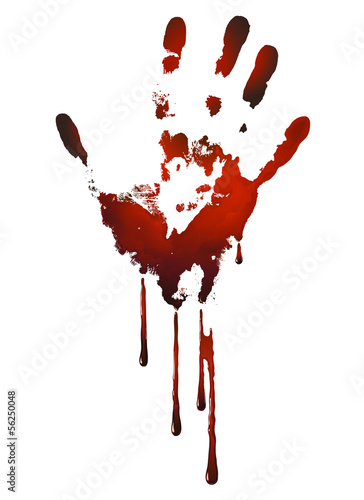  bloody handprint