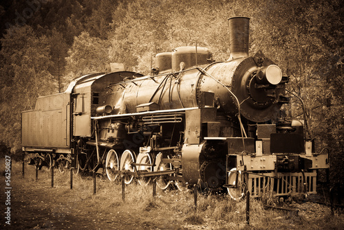 Fototapeta Old Steam Locomotive