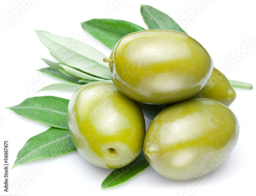  Green olives.