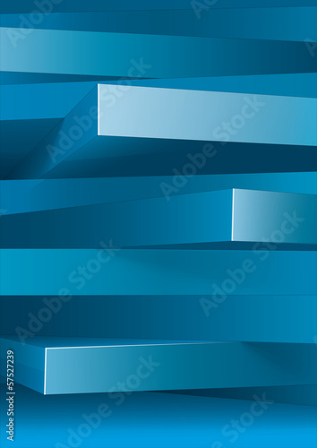 Lacobel Abstract background of 3d rectangles