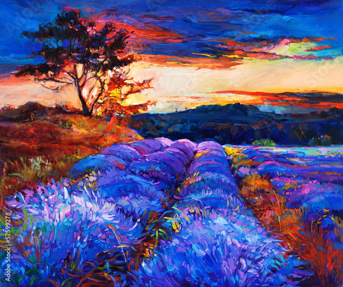 Lacobel Lavender fields