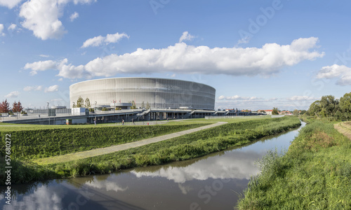 Fototapeta Soccer stadium in Wroclaw city (Poland)