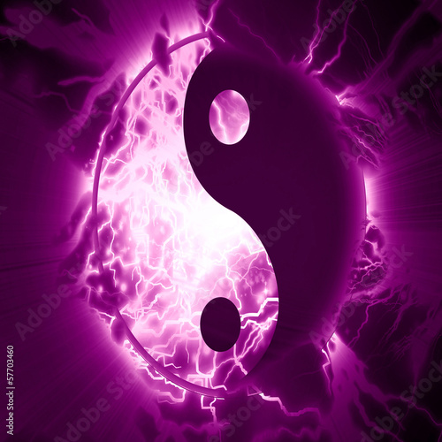 Lacobel yin yang sign
