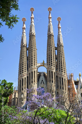 Fototapeta Sagrada Familia. Barcelona, Spain.