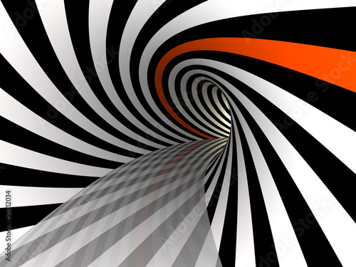 tunel-3d-z-kolorowym-paskiem