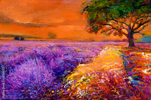 Lacobel Lavender fields