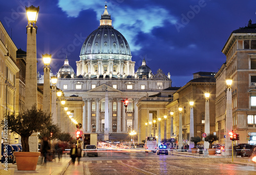 Fototapeta St. Peter, Via della Conciliazione, Rome
