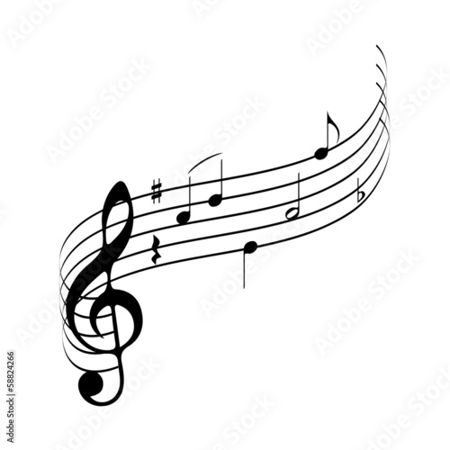 Fototapeta Music Symbols