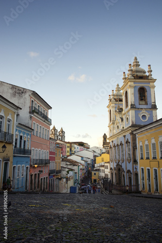 Obraz na płótnie Historic City Center of Pelourinho Salvador Brazil
