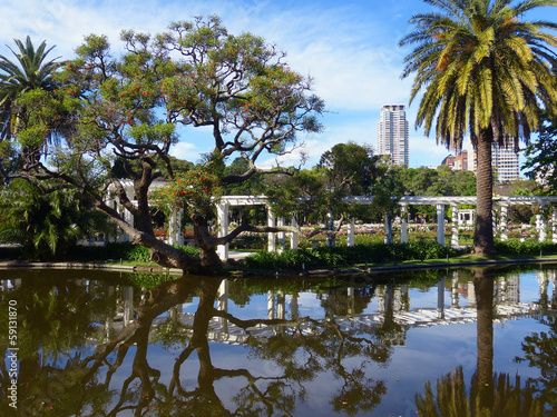 Fototapeta Rosengarten in Palermo/Buenos Aires