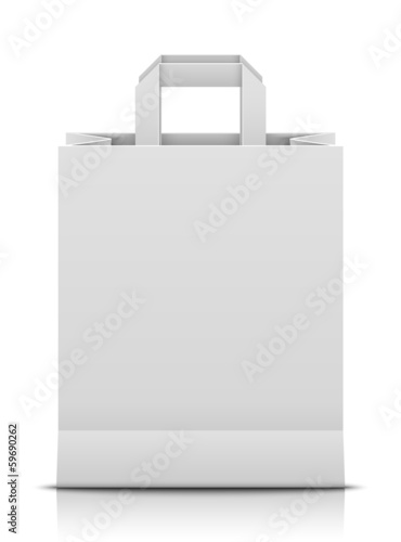 White paper bag
