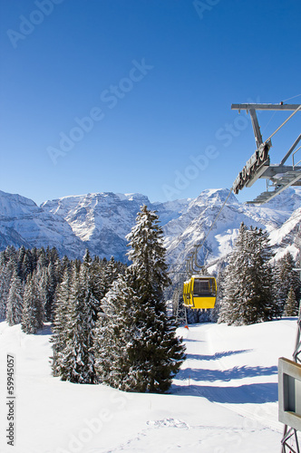 Fototapeta Winter in alps