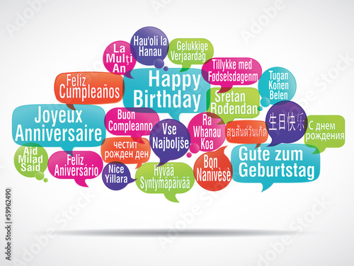 Joyeux Anniversaire Toutes Les Langues