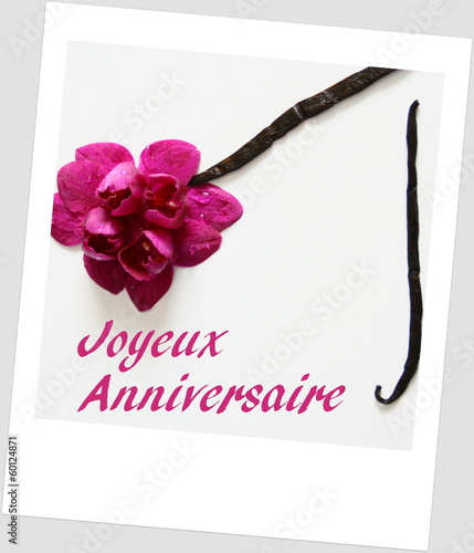 Joyeux Anniversaire Orchidée