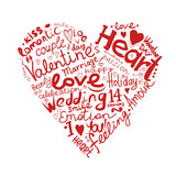 Valentine heart sketch for your design
