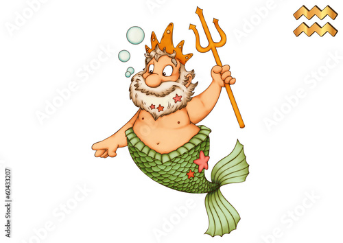 &quot;Aquarius, Wassermann, Verseau, Acuario, Sternzeichen