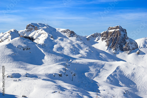 Fototapeta Skiing slope