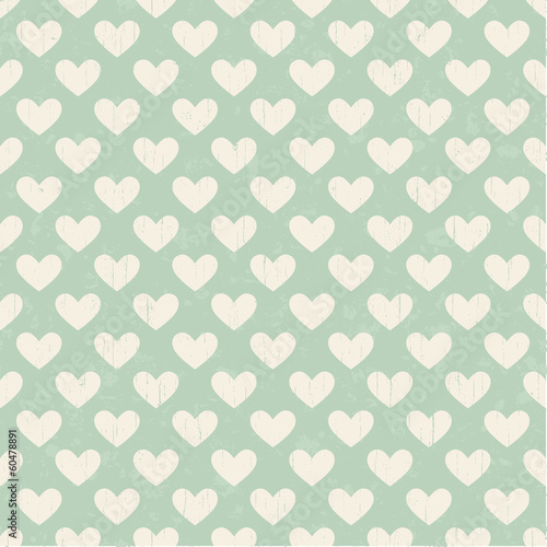Fototapeta seamless heart texture pattern