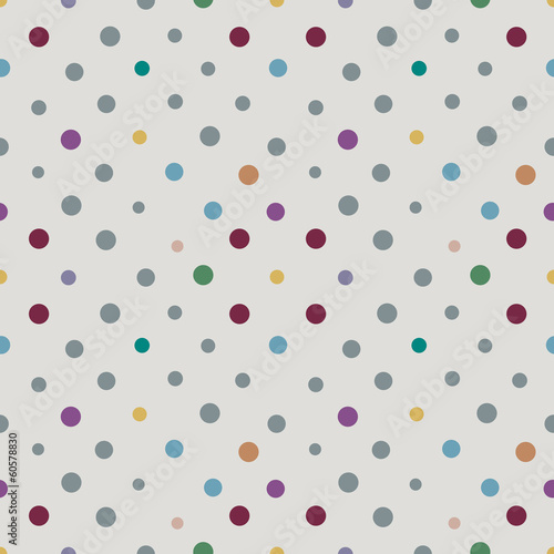 Fototapeta polka dots seamless background,vector Illustration