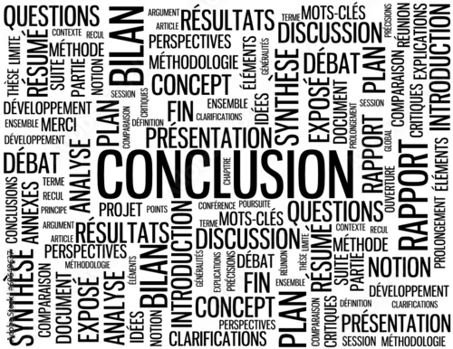 Diapositive Conclusion Pra C Sentation Ra C Sultats Rapport Plan Fin Poster Id F