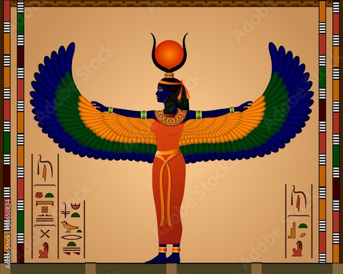 Lacobel Isis - the goddess of ancient Egypt.