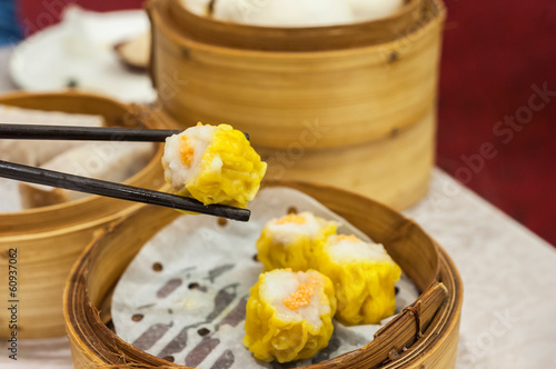 Plakát, Obraz Klasické shumai v Hong Kong dim sum restaurace