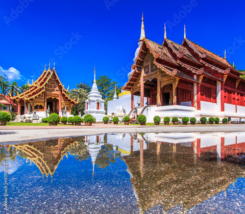 Fototapeta Wat Phra Sing in Chiang Mai province of Thailand