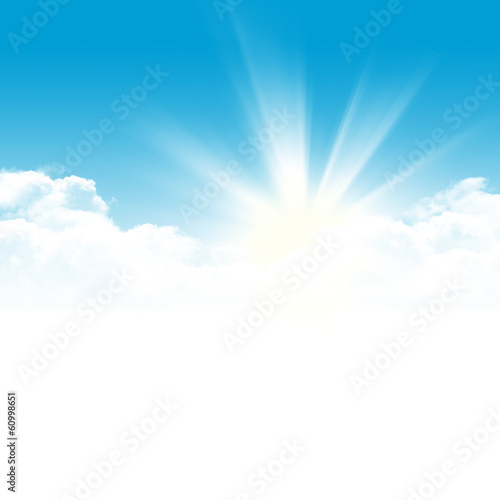 Lacobel Blue sunny sky