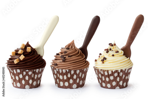 Fototapeta Chocolate cupcakes