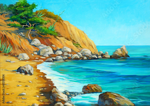 paisaje-del-mar-mediterraneo-con-playa-y-bahia-pintura-b