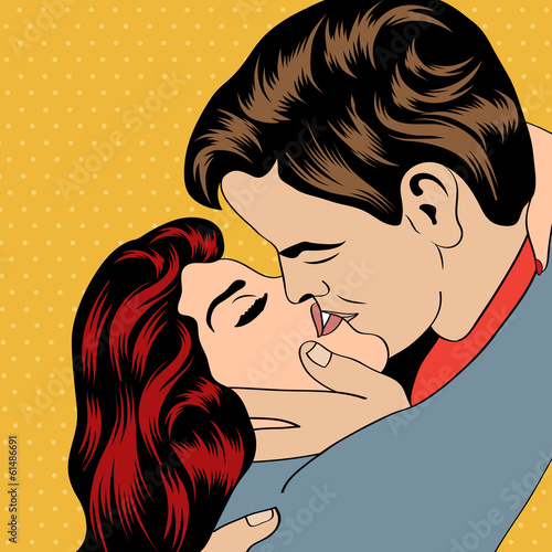 pop-art-kissing-couple