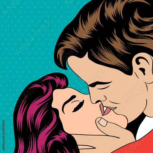 pop-art-kissing-couple