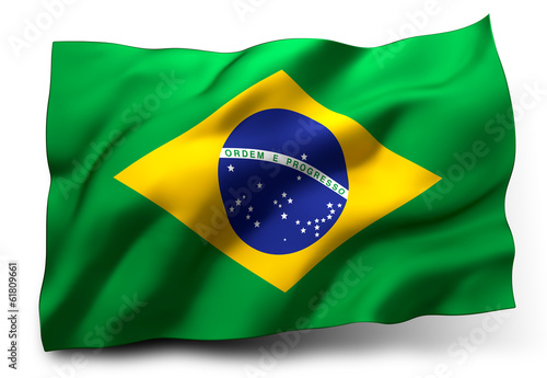 Fototapeta flag of Brazil